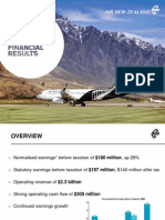 Air New Zealand's 2014 Interim Results