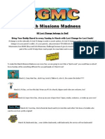 March MIssions Madness Flyer