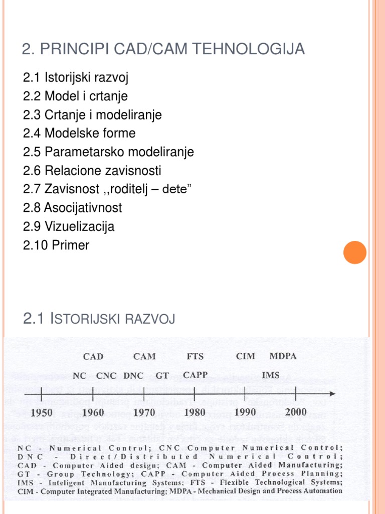 2 - Principi CAD-CAM Tehnologija | PDF