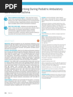 Antibiotic Prescribing During Pediatric Ambulatory Care Visits For Asthma