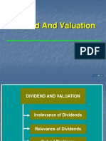 Dividend and Valuation
