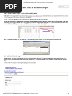 More About Level of Effort Tasks in Microsoft Project - Ten Six Consulting