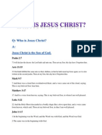 Who is Jesus Christ? What does the Bible Say About Jesus Christ? 