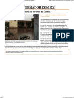 El Informador - Grave Inundación en Colonia de Jardines Del Castillo