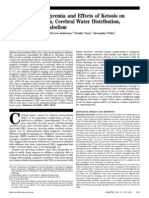 Effects of Hyperglycemia and Effects of Ketosis On Cerebral Perfusion, Cerebral Water Distribution, and Cerebral Metabolism.