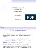 Hoare Logic: COMP2111 Lecture 4b Session 1, 2013