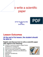 2013 NEW How To Write A Scientific Paper