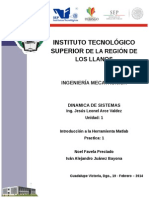 INGENIERÍA MECATRÓNICA EN LOS LLANOS: DINÁMICA DE SISTEMAS CON MATLAB Y SIMULINK