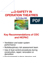 Bio Safety in Operation Theaters in O T