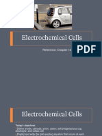 Voltaic and Electrolytic Cell Comparison