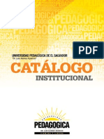 Catalogo Institucional Pedagogica 2013 PDF