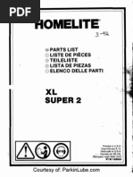 Download Homelite XL Super 2 Chainsaw Parts Manual by Gus McGrath SN209518430 doc pdf