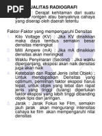Download KUALITAS RADIOGRAFI by Brama Sakti SN209522254 doc pdf