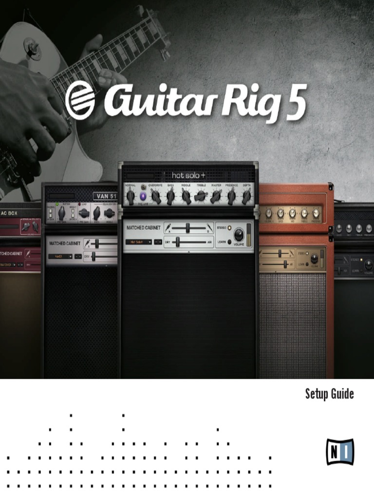 Guitar Rig 5 Setup Guide English | PDF | Installation (Computer Programs) |  Device Driver