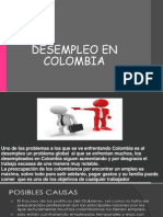 Desempleo en Colombia Diapos