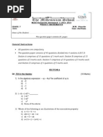 Model Paper - 2 For Sa1 (2013-2014) Maths