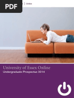 University of Essex Online Undergraduate Prospectus