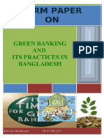 Green Banking and Its Practices in Bangladesh