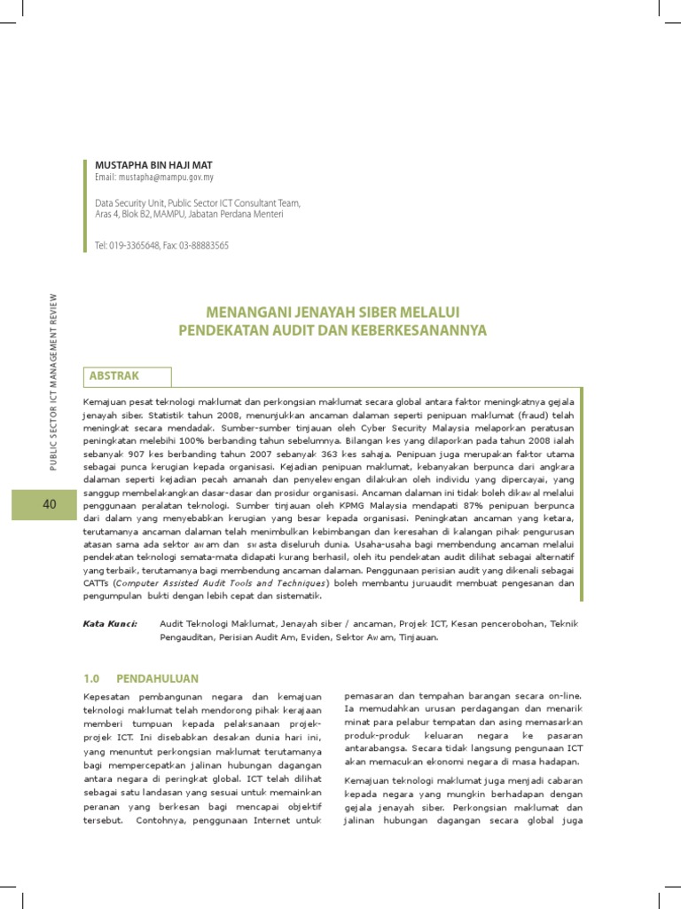 Menangani Jenayah Siber Pdf