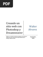 Download Aprende a crear un sitio web con Photoshop y Dreamweaver Aprende a disear paginas web con Photoshop y Dreamweaver by Walter Alvarez SN20953846 doc pdf