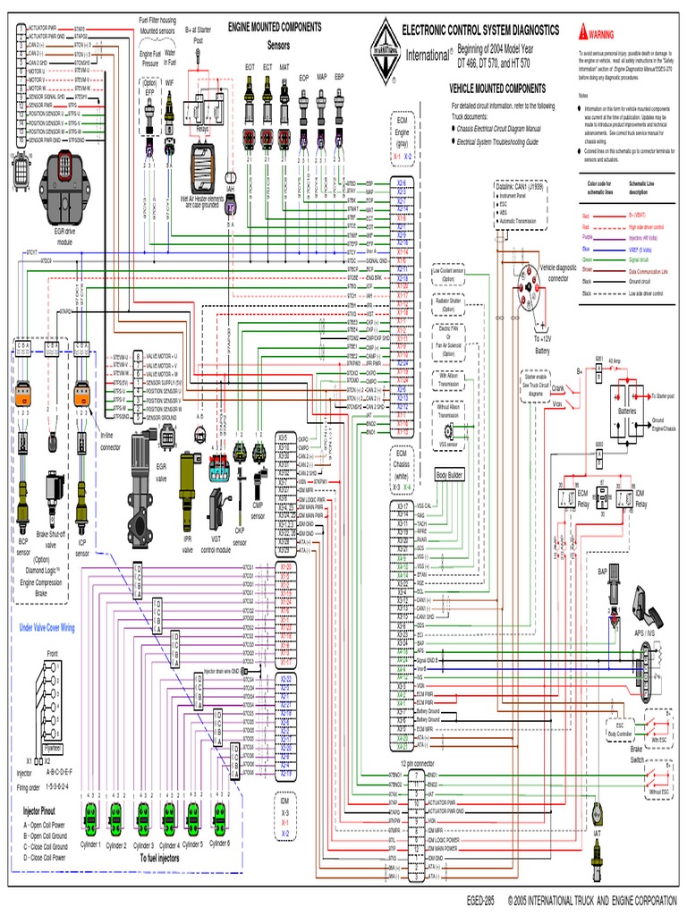 Dt466e Injector Wiring Diagram