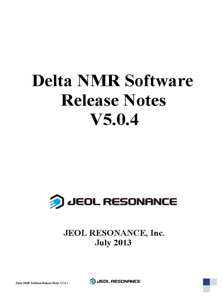 Delta Release Notes v504 E | PDF | Installation (Computer Programs ...