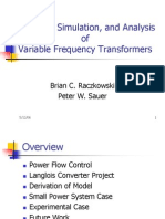 Variable Frequency Transformer