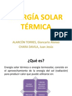 ENERGÍA SOLAR TÉRMICA