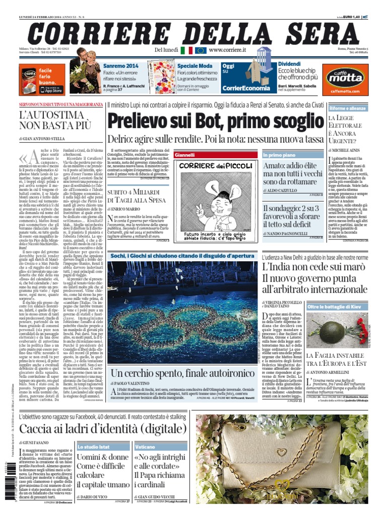 Il Corriere Della Sera PDF