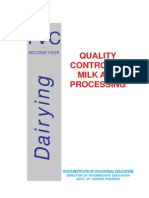Quality Control of Milk Processing