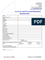 EUROSPEAK Application Form