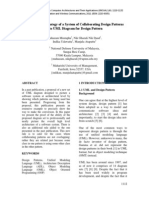 Conversion Strategy of A System of Collaborating Design Patterns Into Uml Diagram For Design Pattern