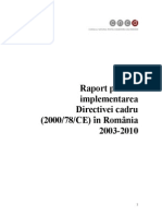 Raport CNCD Directiva CE - 78 - 2000