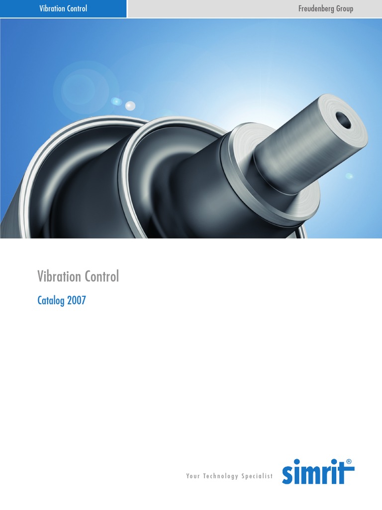 Simrit - Vibration Control (Catalog 2007) | PDF | Resonance
