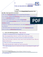 12.1- Adjectives Ending in - Ed and -Ing - Respuestas