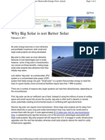 Why Big Solar Is Not Better Solar: Print