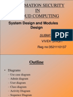 Information Security IN Cloud Computing: System Design and Modules Design