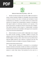Download National Internal Security Policy of Pakistan 2014-18 by Terminal X SN209567754 doc pdf