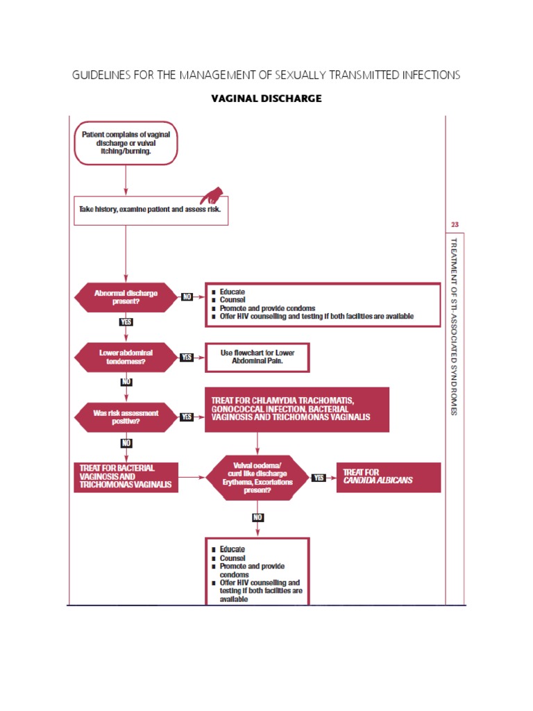 STI Management Guidelines: Vaginal Discharge | PDF | Wellness