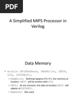 Verilog MIPS Implementation