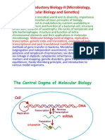 UB 102: Introductory Biology - II (Microbiology, Molecular Biology and Gene CS)