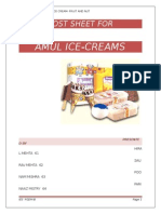 Amul Cost Sheet