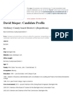 David Stieper - Candidate Profile - DailyHerald 2-14-2014