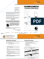 Overlash Cable Block