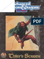 AD&D Thiefs Screen