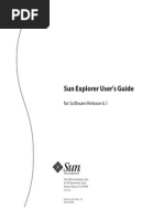 Sun Explorer 6.1 User Guide