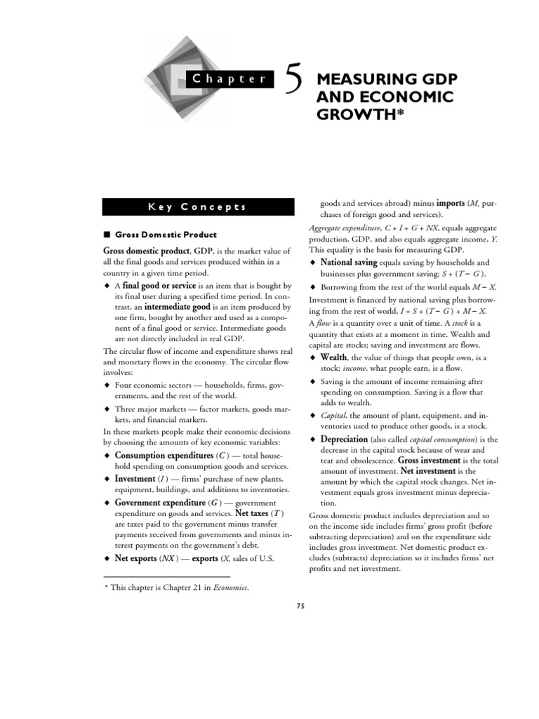 Measuring Gdp And Growth Study Guide Pdf Gross Domestic Product
