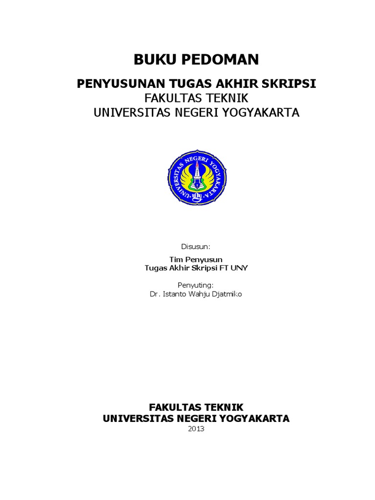 Buku Pedoman Tas Ft Uny 2013-Rev 5 Agustus 2013