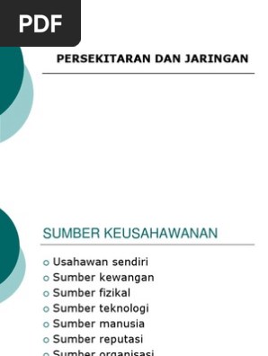 Definisi Persekitaran Jaringan Perniagaan