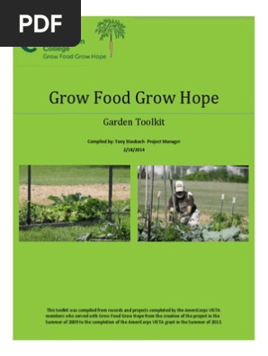 Grow Food Grow Hope Toolkit Updated to Share Online